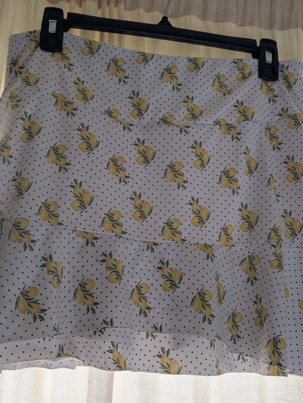 DENISE CRONWALL MINI LEMONS SKORT GOLF TENNIS PICKLEBALL LARGE